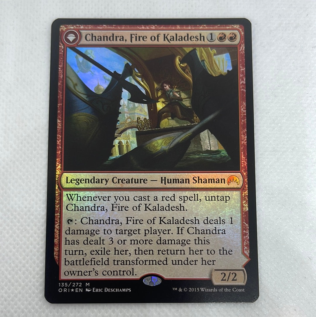 Chandra, Fire of Kaladesh - Magic Origins Foil