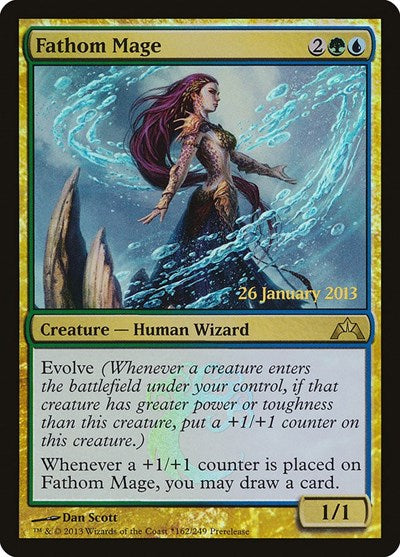 Fathom Mage - Prerelease Cards - 162 - FOIL