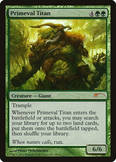 Primeval Titan - Grand Prix Promos - - FOIL