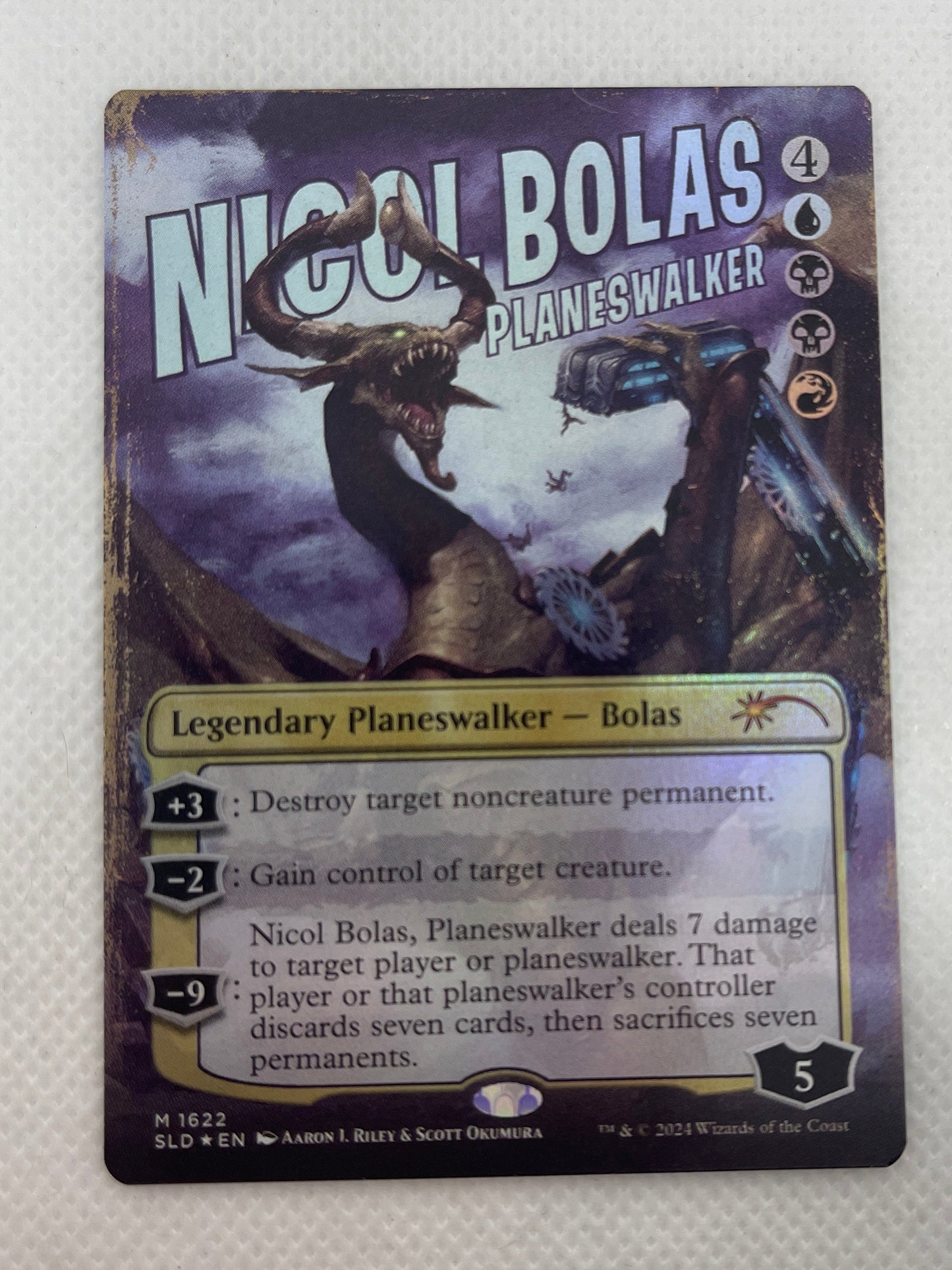 Nicol Bolas Planeswalker - Secret Lair #1622 FOIL
