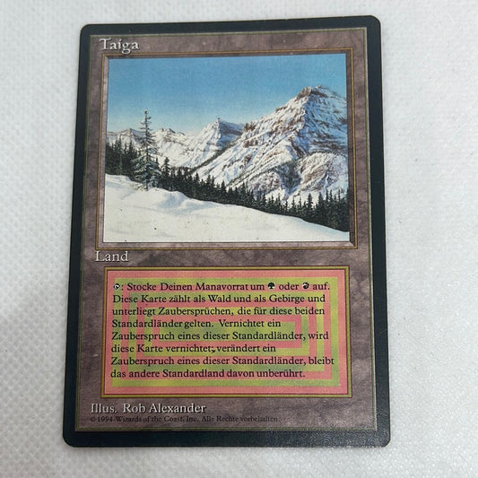 Taiga - Revised Foreign Black Bordered GERMAN