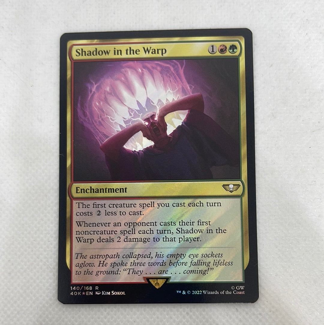Shadow in the Warp - Warhammer 40k SURGE FOIL