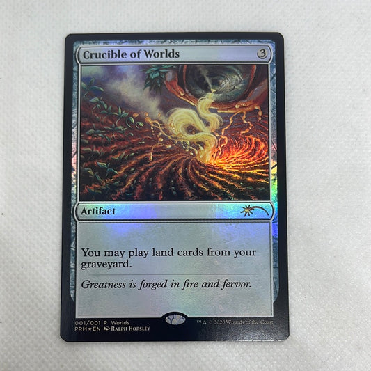 Crucible of Worlds - Worlds Promo Foil #001
