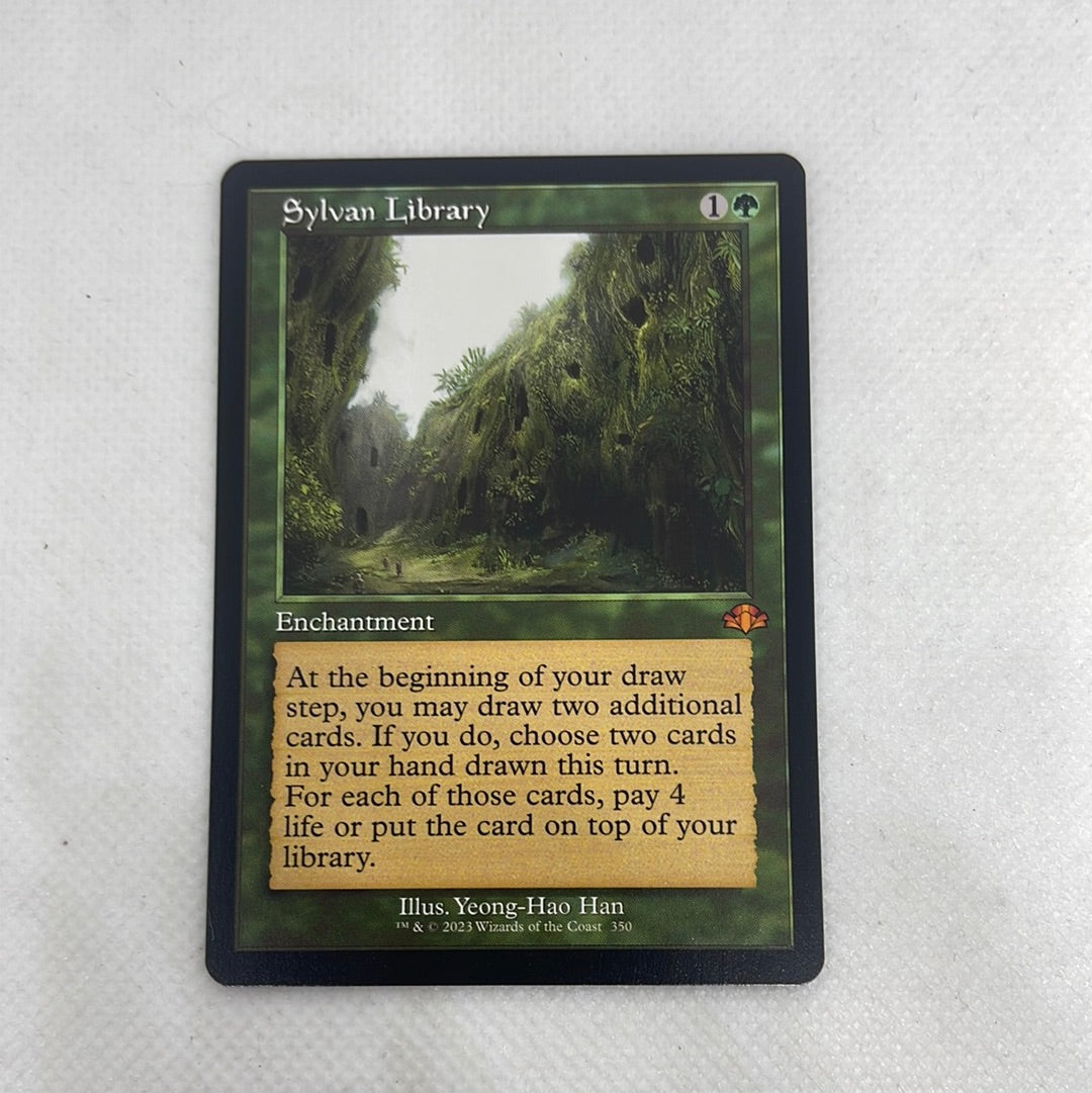 Sylvan Library - Dominaria Remastered RETRO FRAME