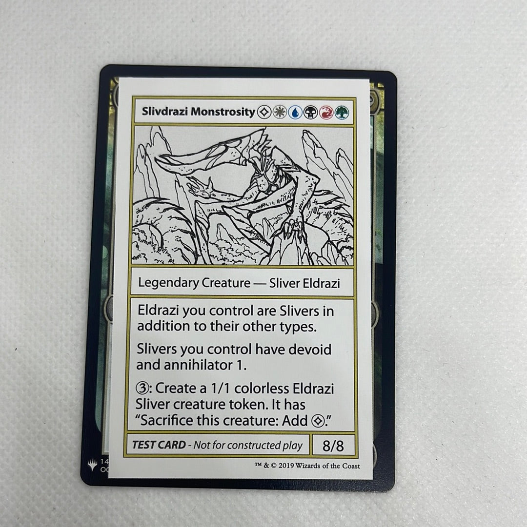 Slivdrazi Monstrosity - Test Card Making Mythic Slivdrazi Monstrosity - Test Card Making Mythic