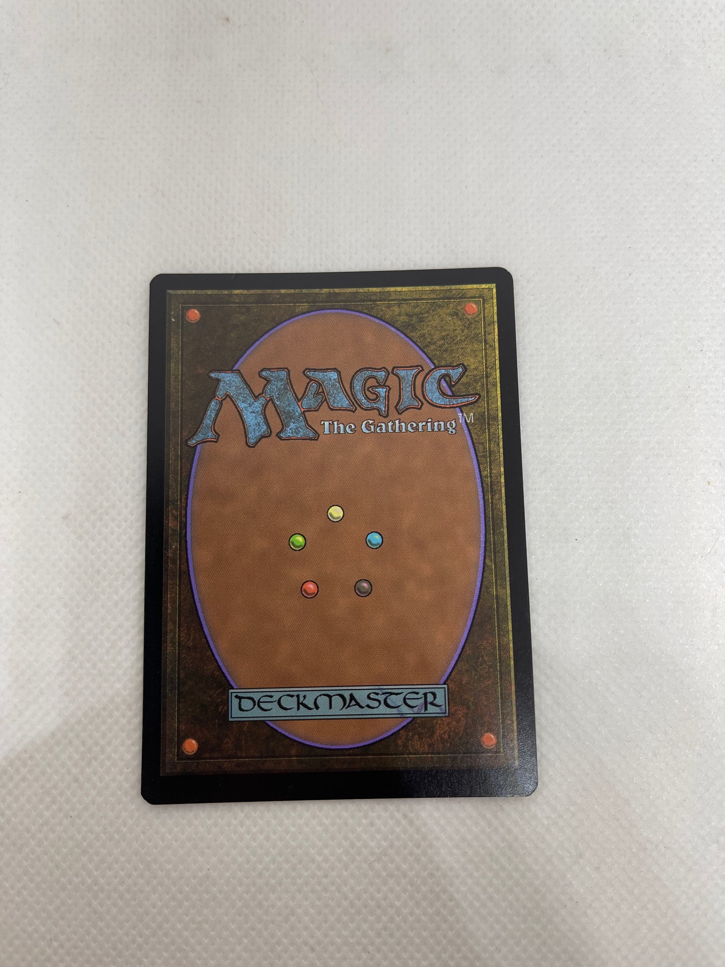Trading card from 'Magic: The Gathering' on a light gray background