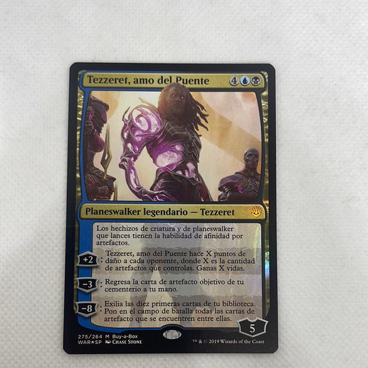 Tezzeret, Master of the Bridge (Spanish) - WAR Buy-a-Box Promo