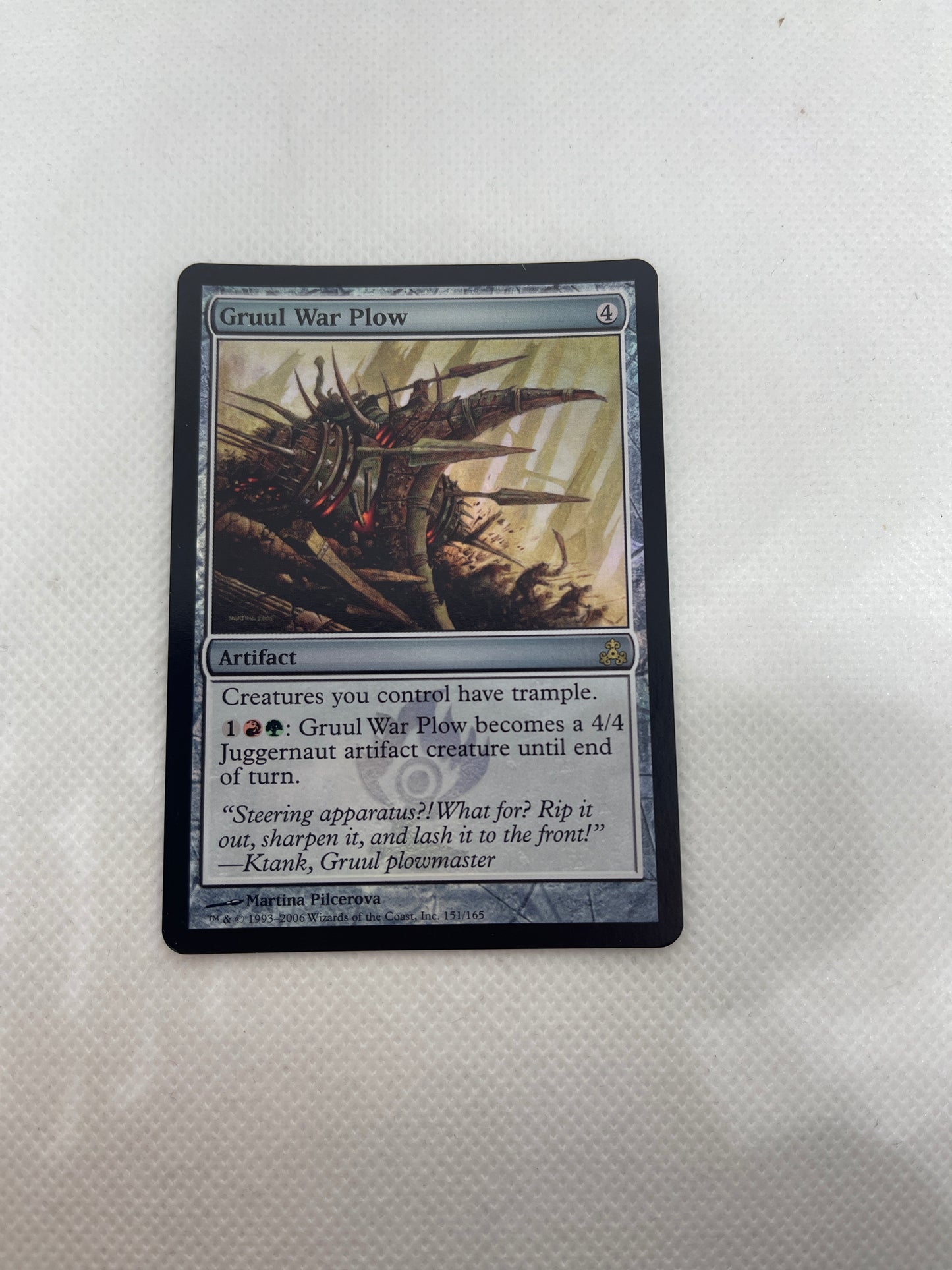 Gruul War Plow - Guildpact #151 FOIL