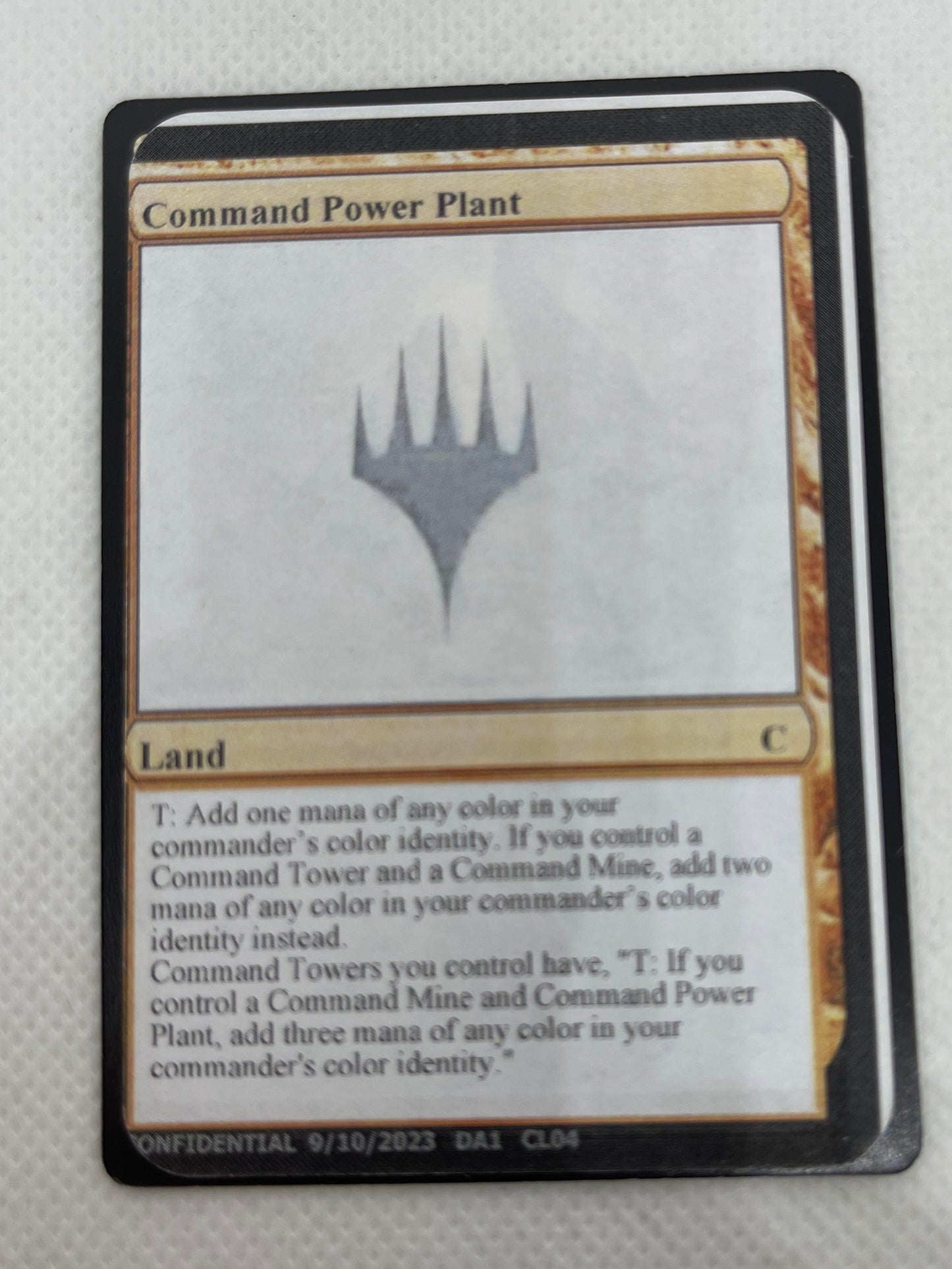 Command Power Plant - Un-Known Event Playtest Cards