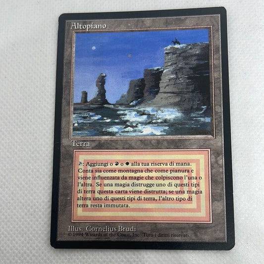 Plateau - Revised Foreign Black Bordered ITALIAN