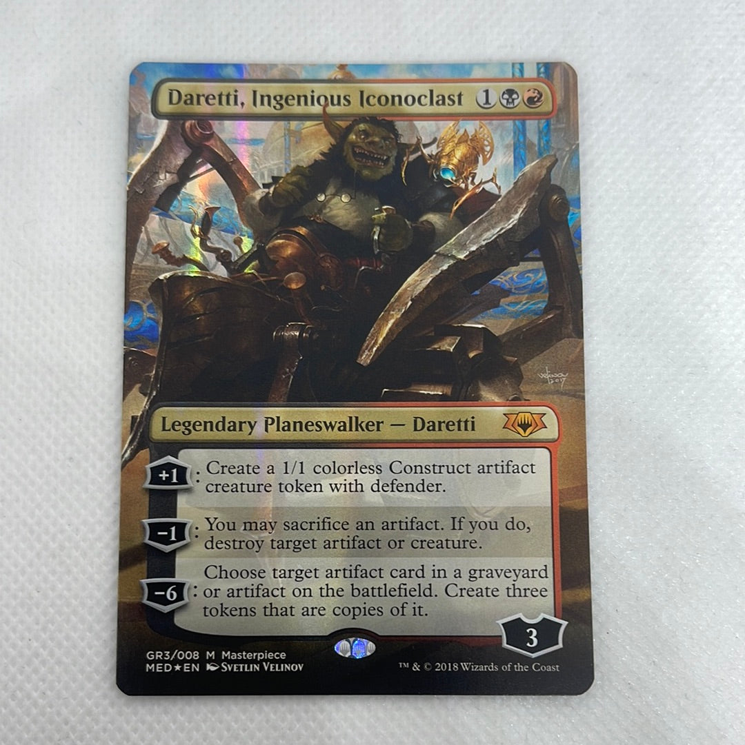 mtg mythic edition cards Daretti, Ingenious Iconoclast