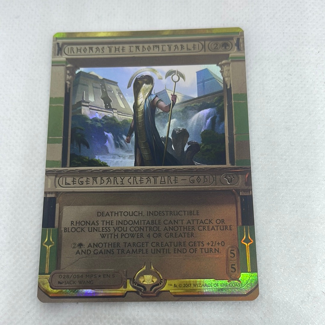 Rhonas the Indomitable - Amonkhet Invocation Masterpiece Foil