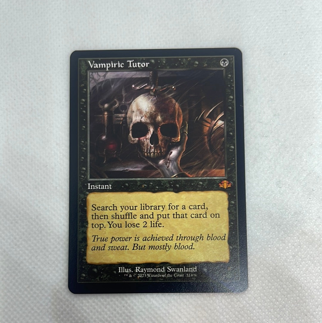 Vampiric Tutor (Retro Frame) - Dominaria Remastered