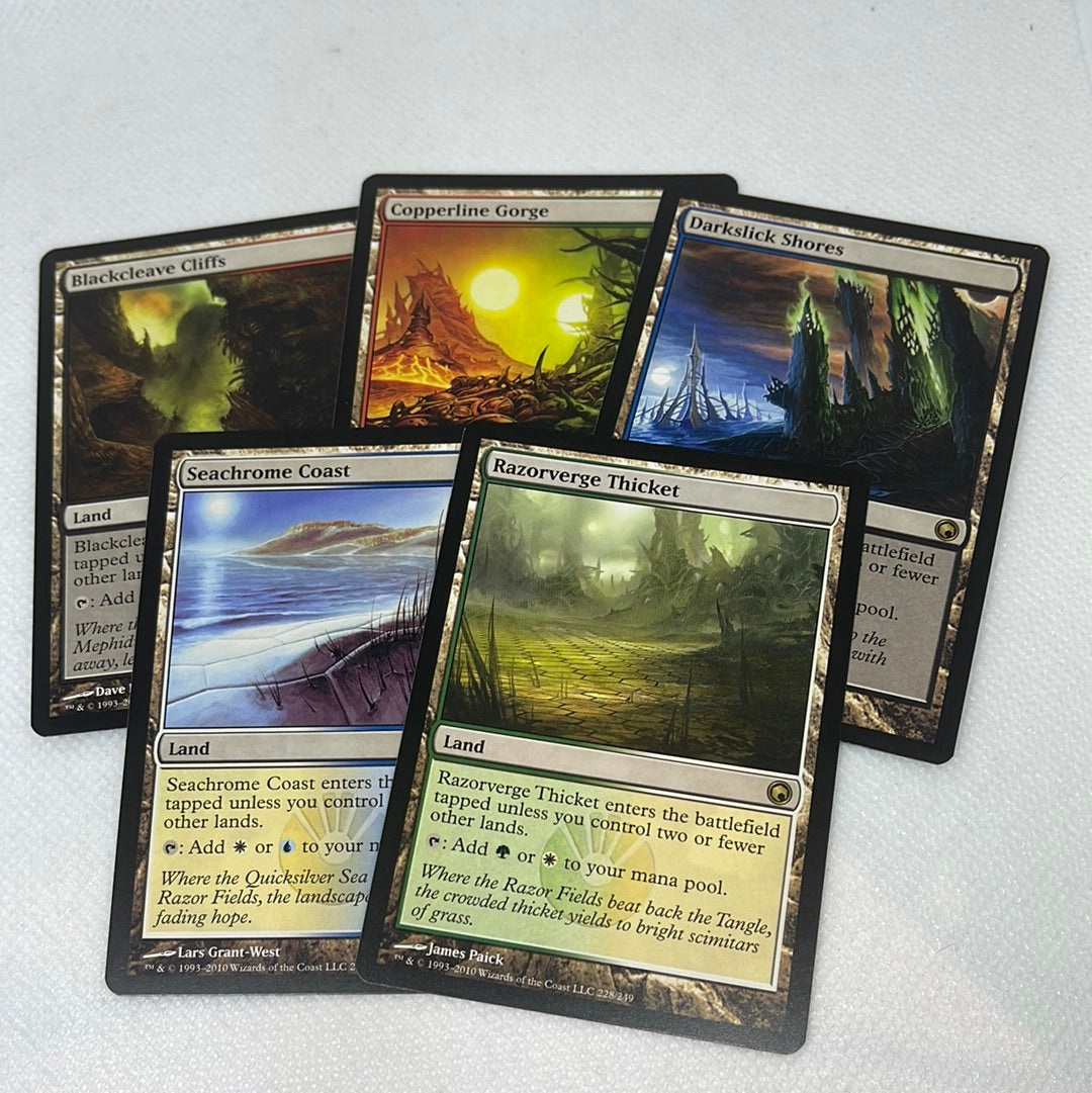 Fast Lands Set - Scars of Mirrodin