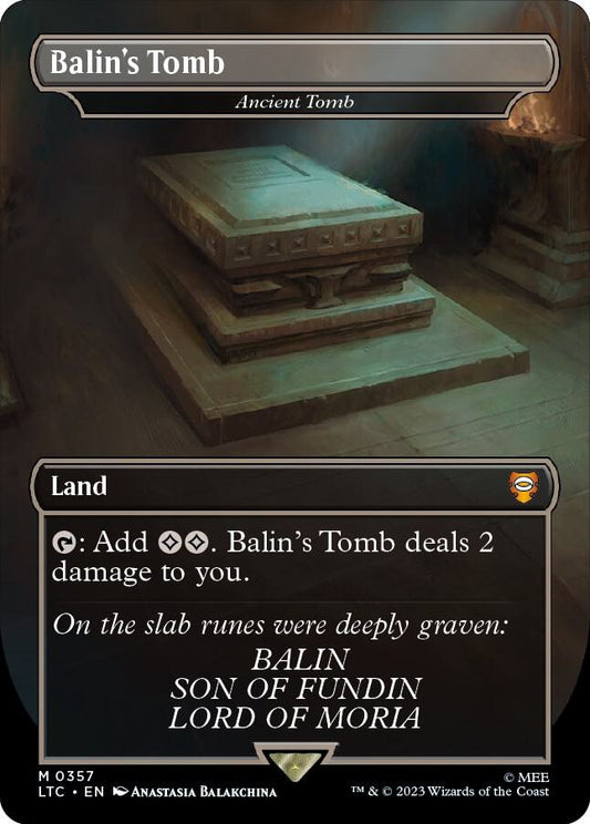 Balin's Tomb / Ancient Tomb - Commander The Lord of the Rings Tales of Middle-Earth #357 BORDERLESS
