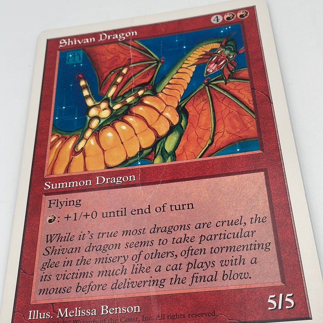Shivan Dragon Over-Sized Card