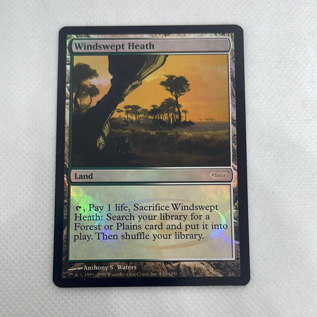 mtg dci promo cards (4) FOIL Gravedigger Calciderm Zoetic Cavern Sylvan Ranger Windswept Heath (Foil) - DCI