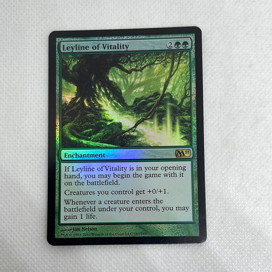 Leyline of Vitality - Magic 2011 Core Set FOIL