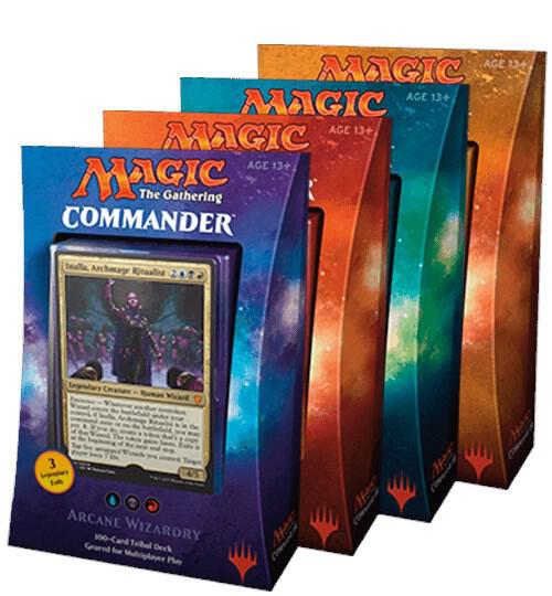 Commander 2017 Sealed Case Set of 4 Decks