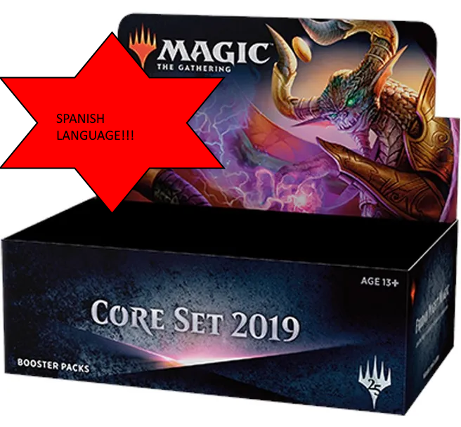 Core Set 2019 SPANISH LANGUAGE Draft Booster Box