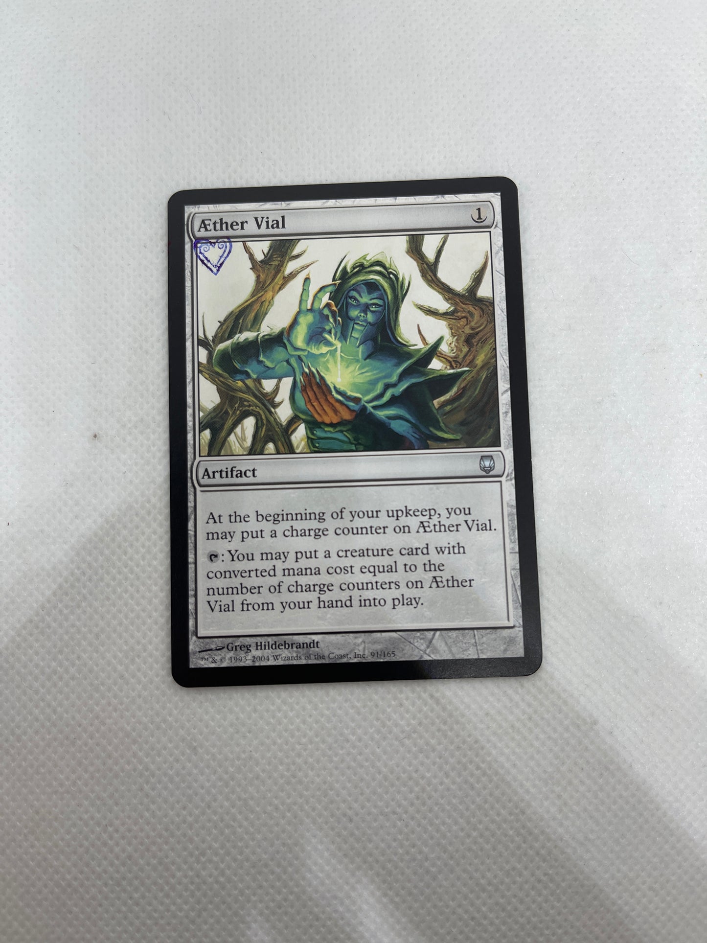 Aether Vial - Darksteel STAMPED