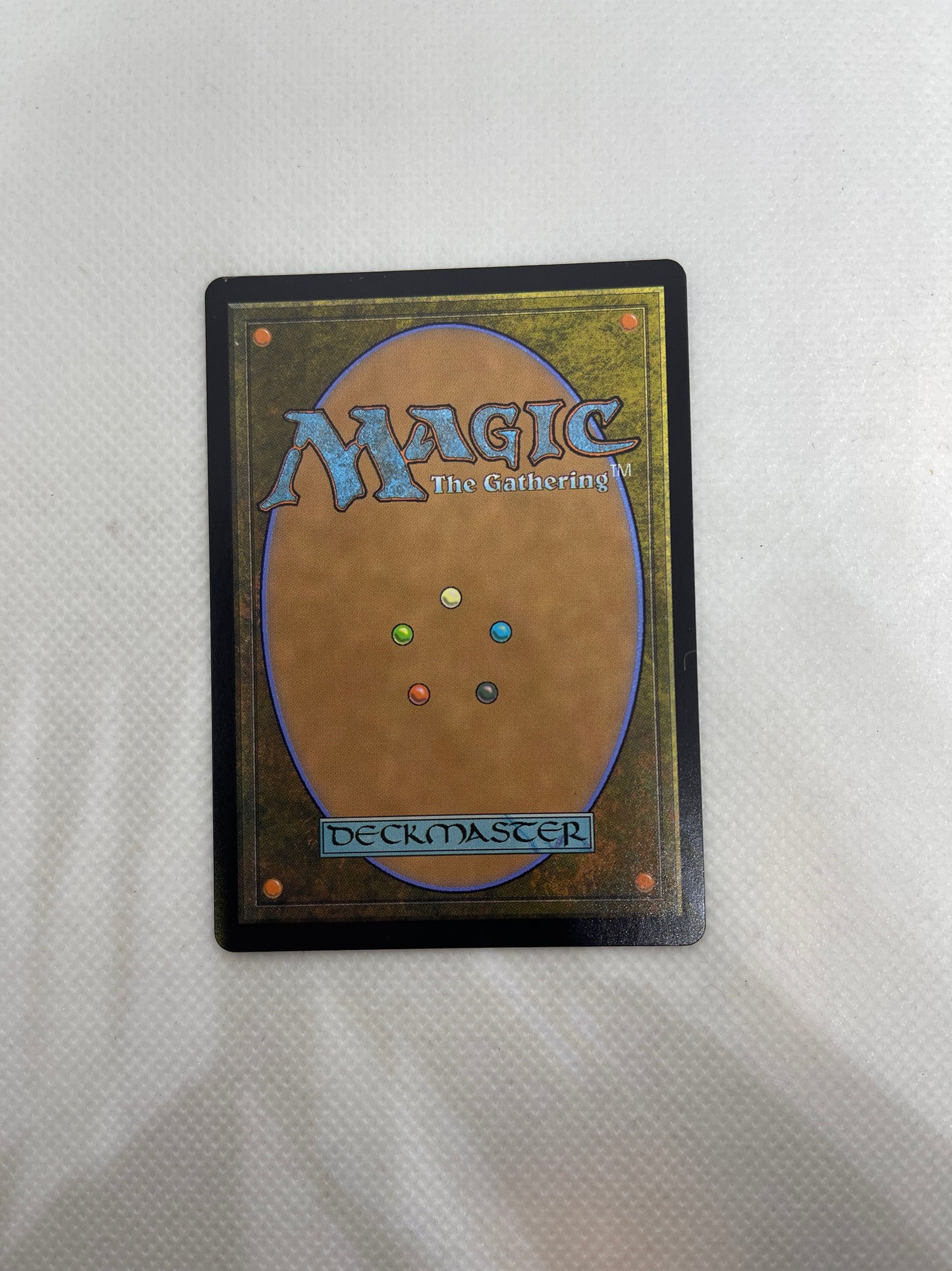 Trading card with 'Mystic' design on a white background
