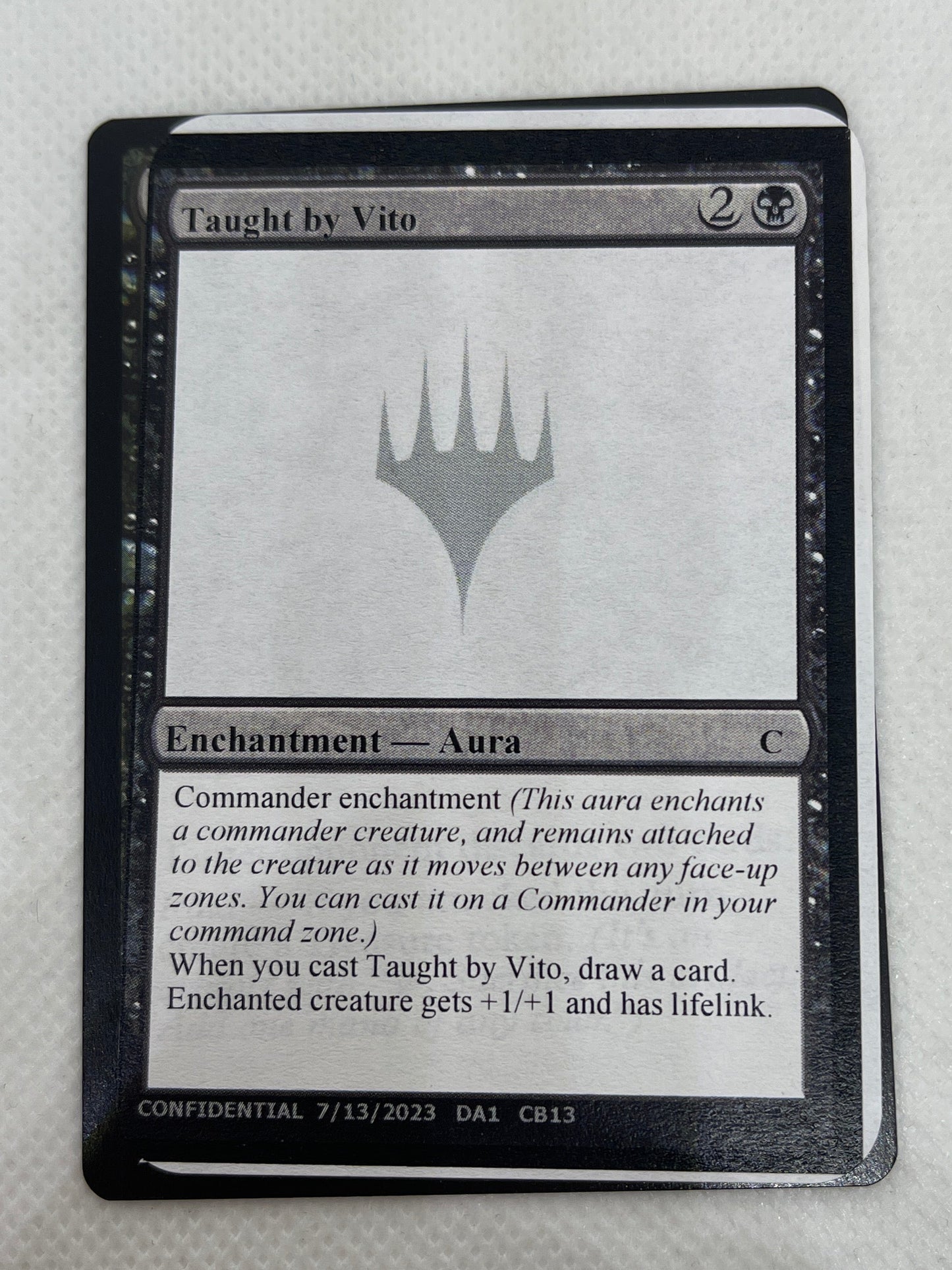 Taught by Vito - Un-Known Event Playtest Cards