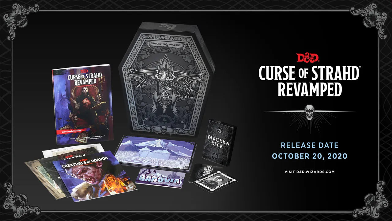 Dungeons & Dragons Curse of Strahd: Revamped Premium Edition (D&D Boxed Set)