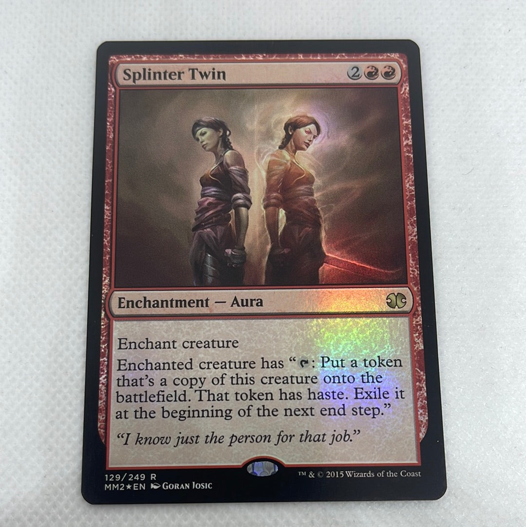 Splinter Twin - Modern Masters 2015 Foil Making Mythic Splinter Twin - Modern Masters 2015 Foil Making Mythic