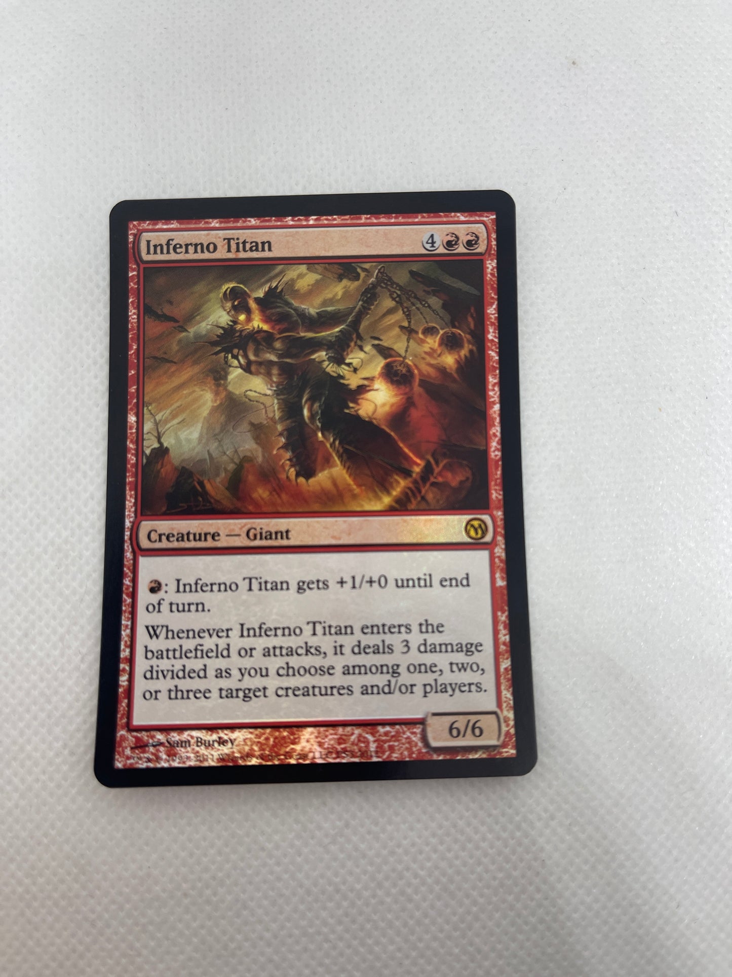 Inferno Titan - Duels of the Planeswalkers Promo #2012 FOIL