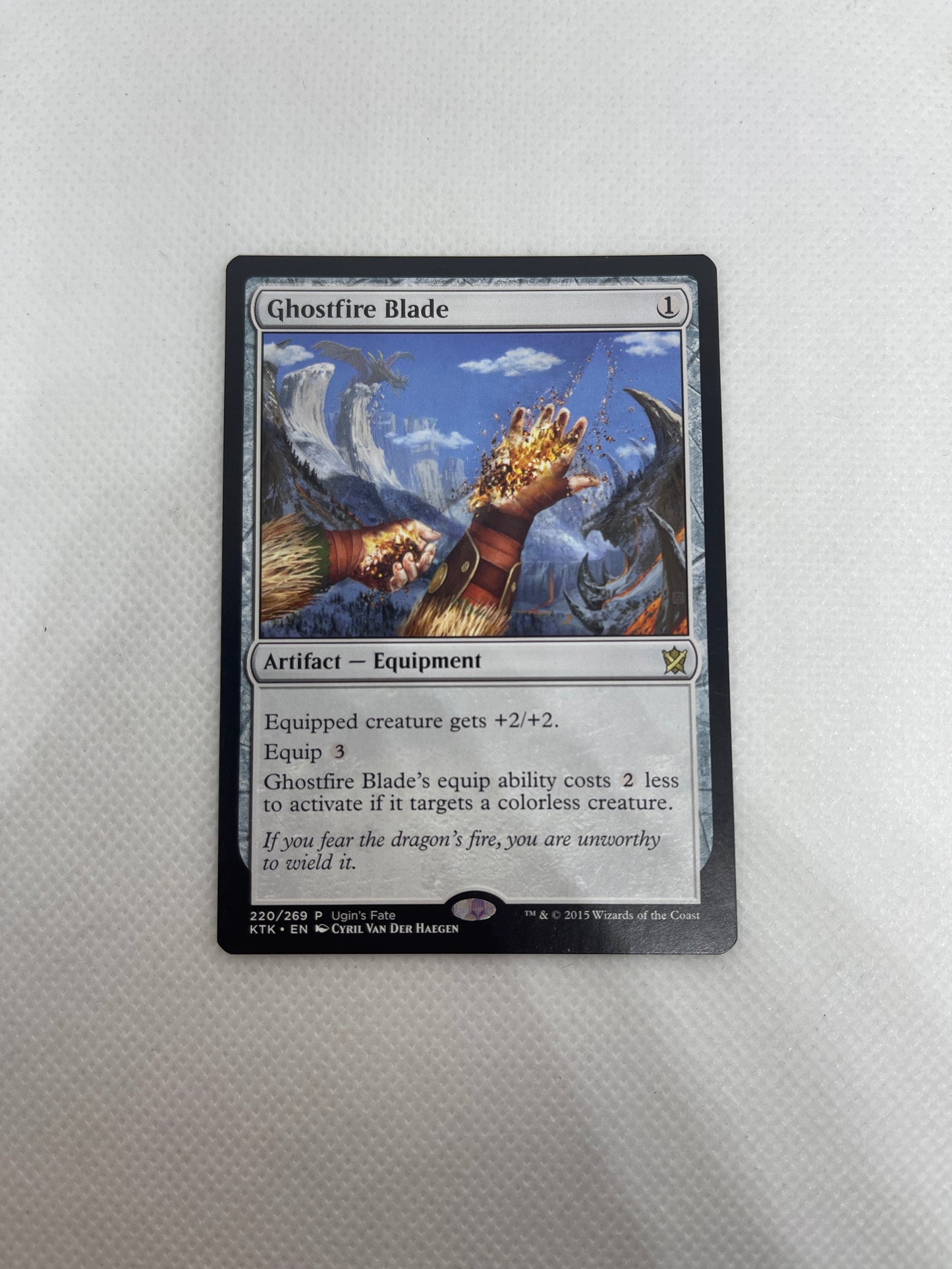 Ghostfire Blade - Ugin's Fate Promo #220