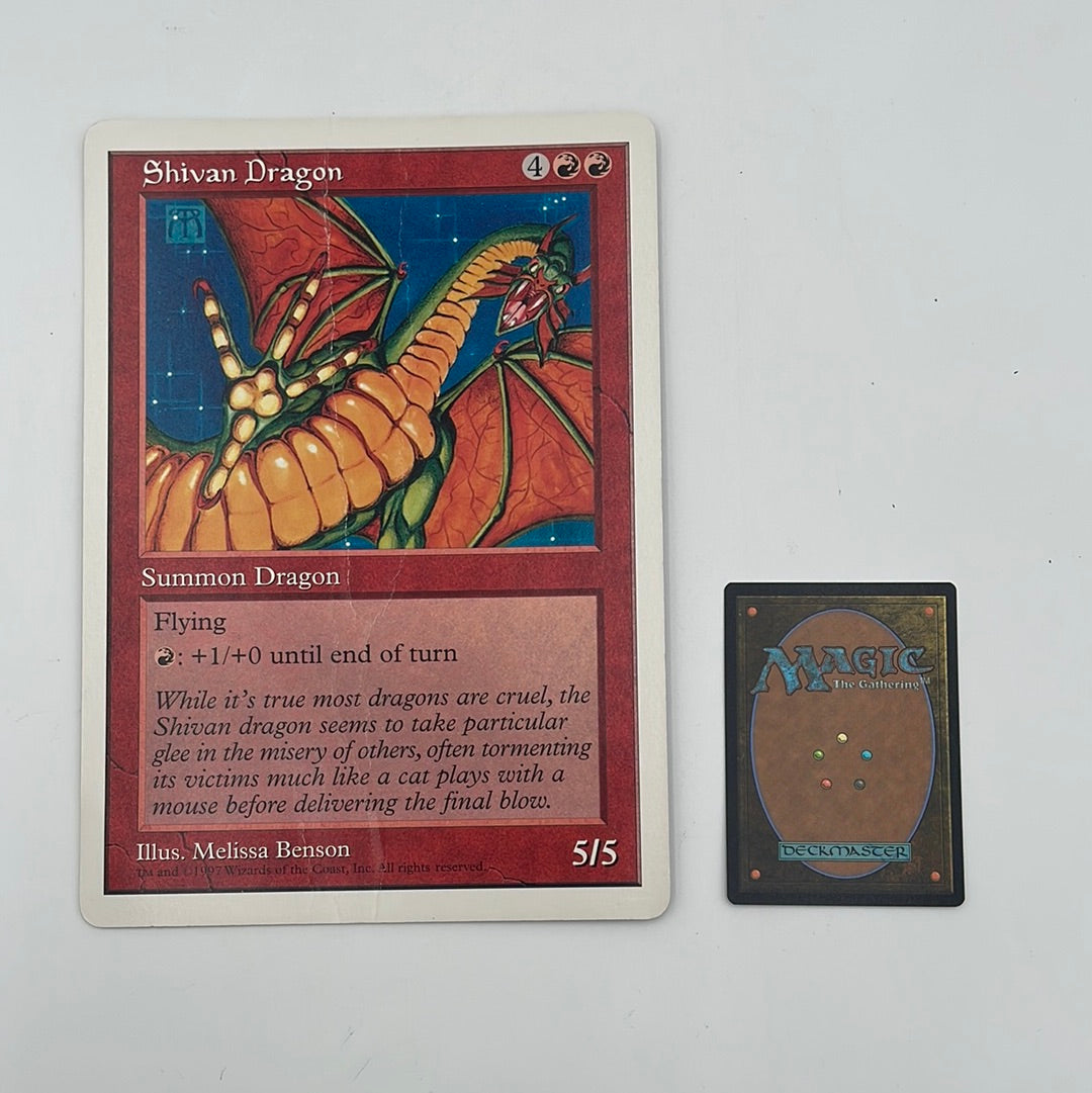Shivan Dragon Over-Sized Card