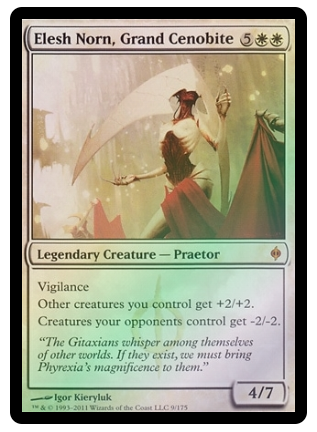Elesh Norn, Grand Cenobite - New Phyrexia #009 FOIL