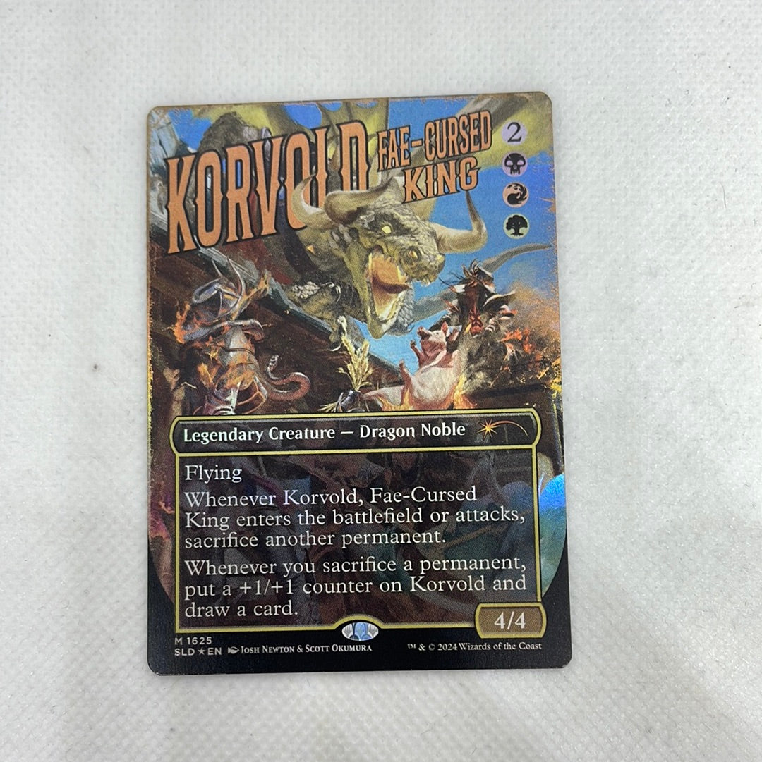 Korvold, Fae-Cursed King - Secret Lair RAINBOW FOIL BORDERLESS