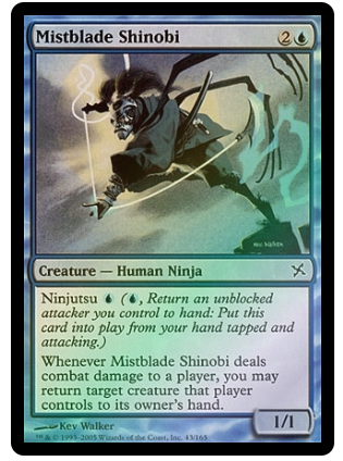 Mistblade Shinobi - Betrayers of Kamigawa #080 FOIL