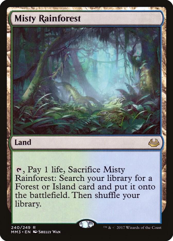 Misty Rainforest - Modern Masters 3 #240