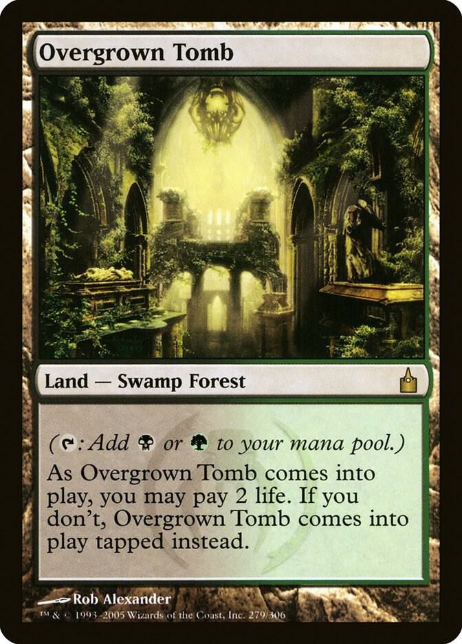 Overgrown Tomb - Ravnica #279 (MP)