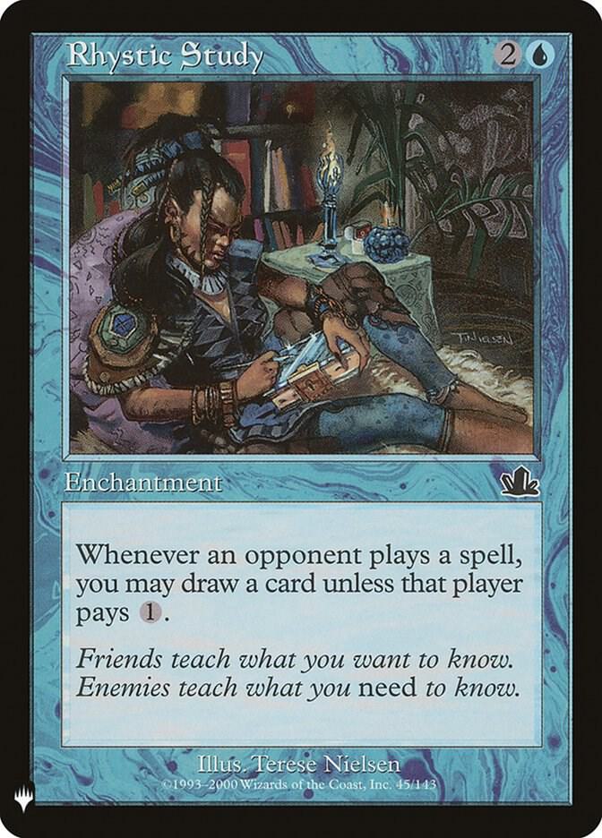 Rhystic Study - Prophecy THE LIST REPRINT #045