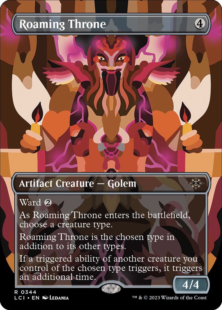 Roaming Throne - The Lost Caverns of Ixalan #344 BORDERLESS