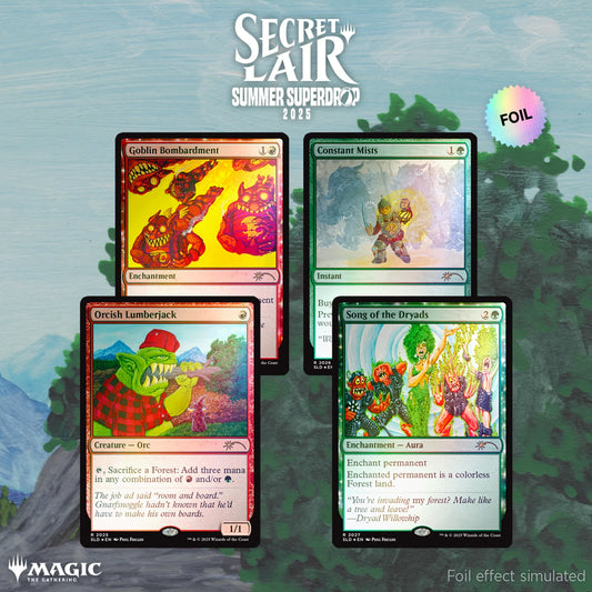 Secret Lair Artist Series Phil Foglio RAINBOW FOIL