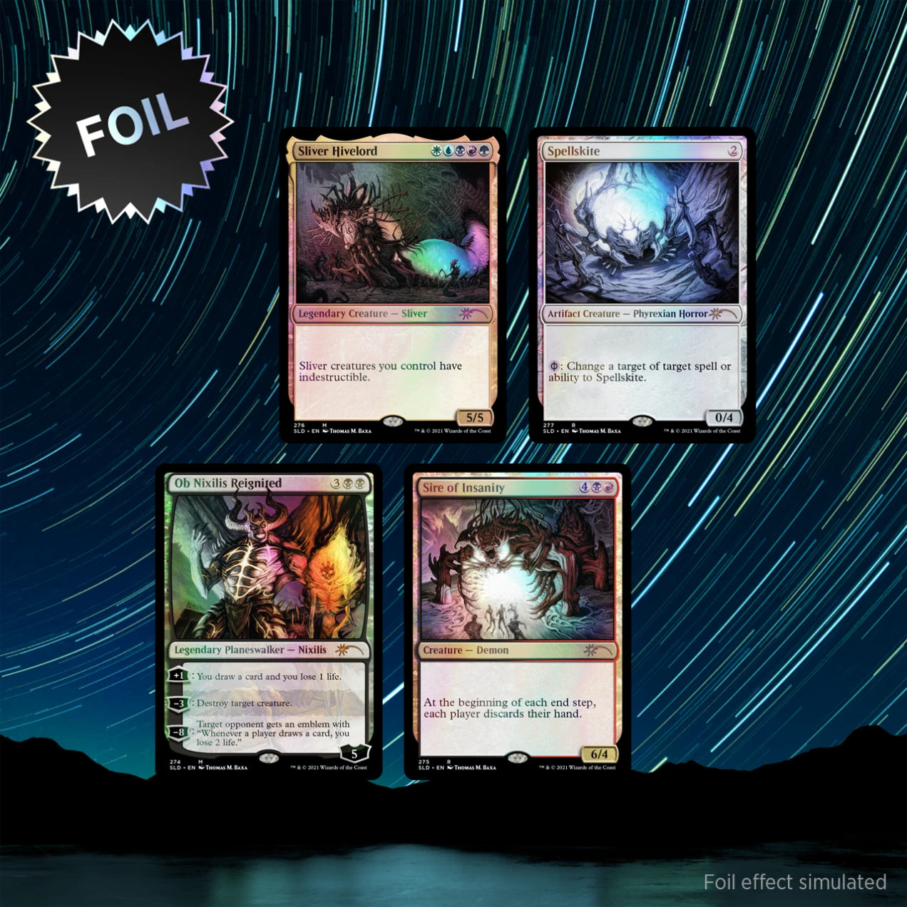 Secret Lair Artist Series Thomas Baxa TRADITIONAL FOIL EDITION