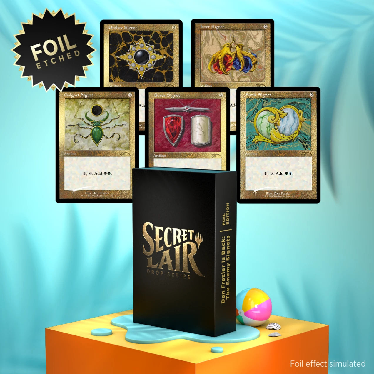 Secret Lair Dan Frazier Is Back The Enemy Signets TRADITIONAL FOIL EDITION