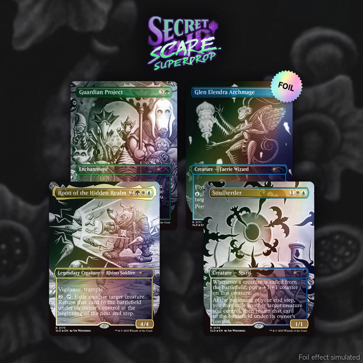 Secret Lair Dreaming Darkly RAINBOW FOIL EDITION