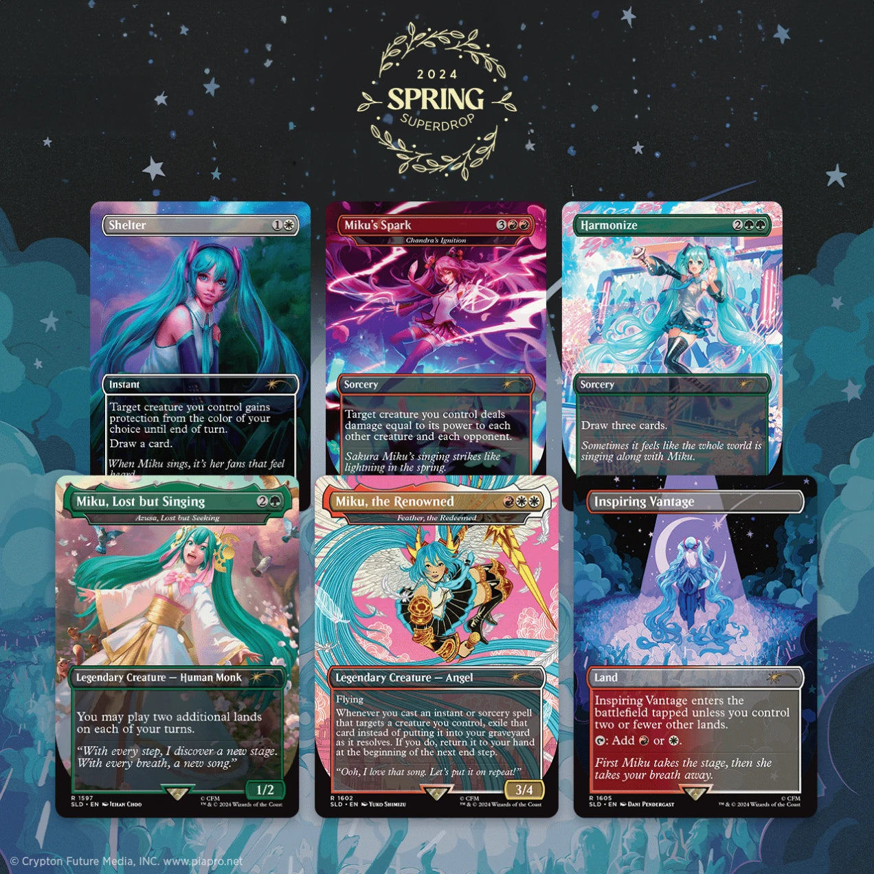 Secret Lair Hatsune Miku Sakura Superstar English