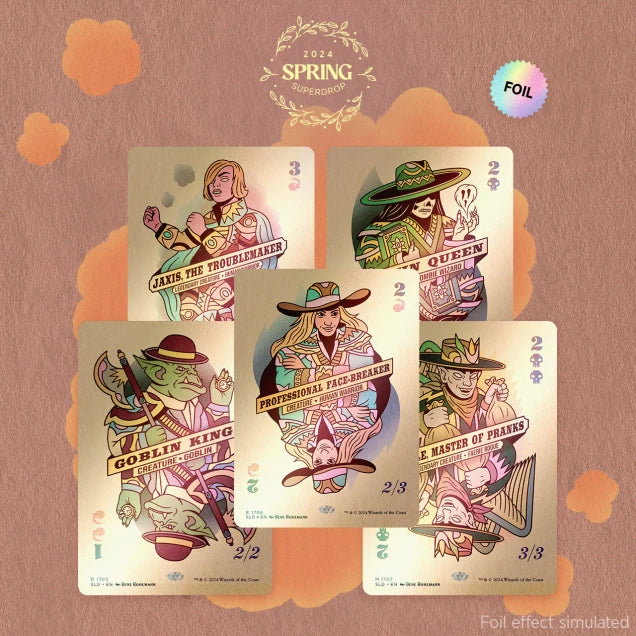 Secret Lair Poker Faces RAINBOW FOIL EDITION