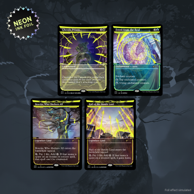 Secret Lair Showcase Neon Dynasty Neon Ink Foil Edition
