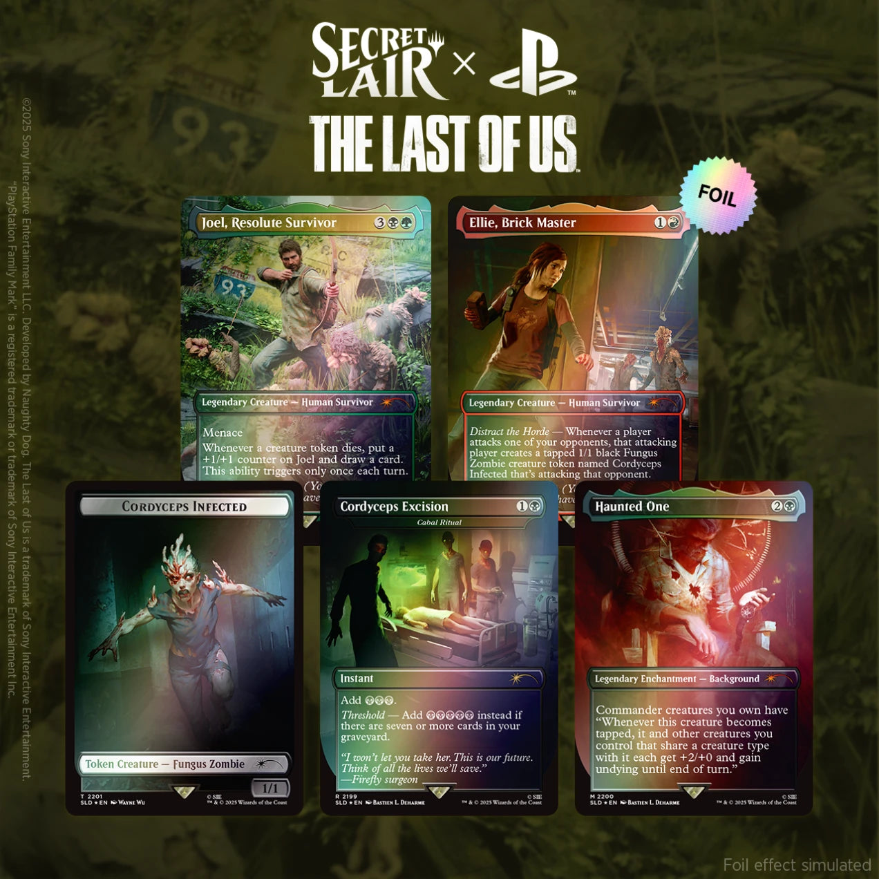 Secret Lair The Last of Us Part 1 RAINBOW FOIL EDITION