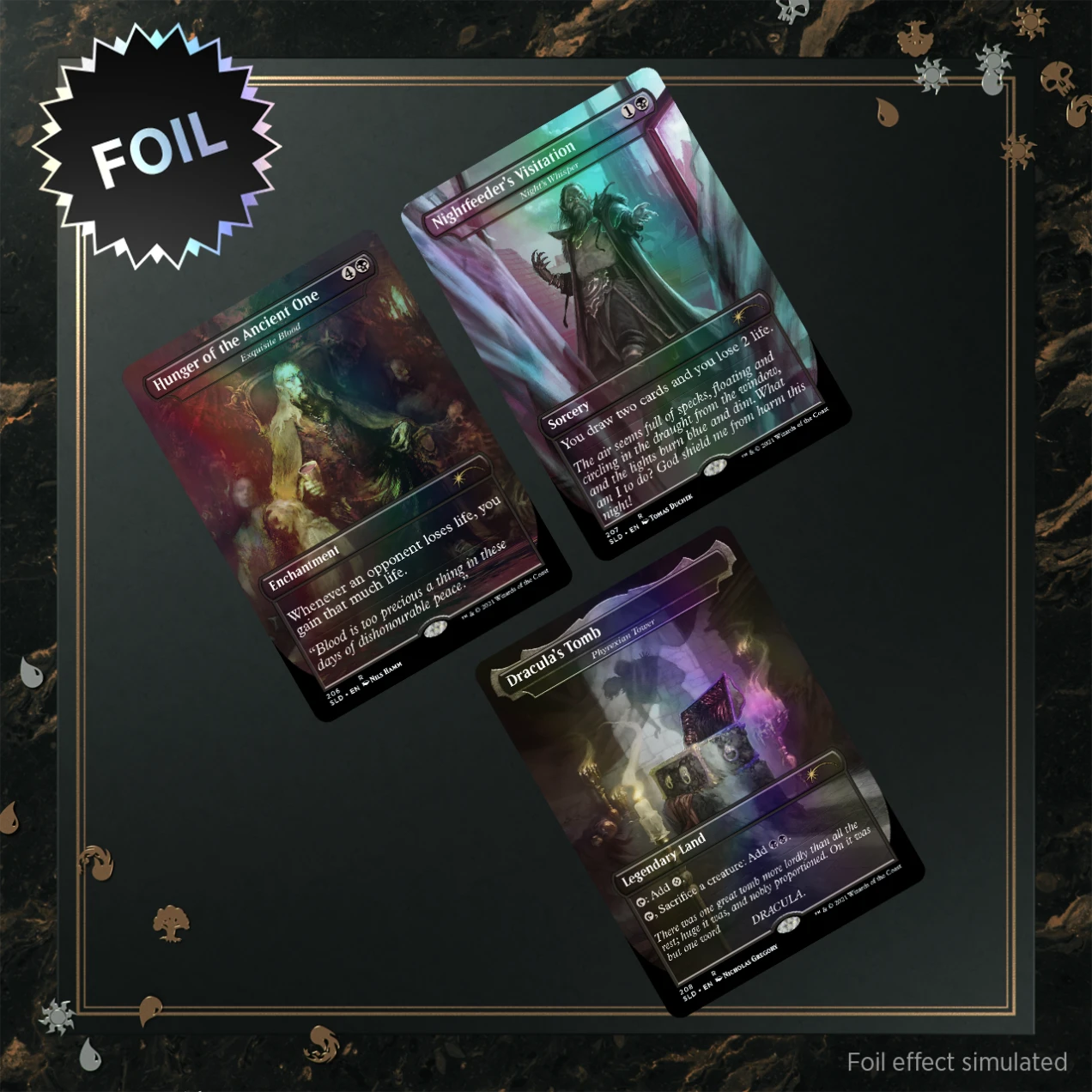 Secret Lair Welcome to Castle Dracula TRADITIONAL FOIL EDITION