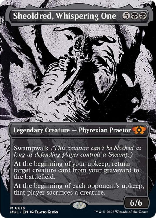 Sheoldred, Whispering One - March of the Machine Multiverse Legends #016