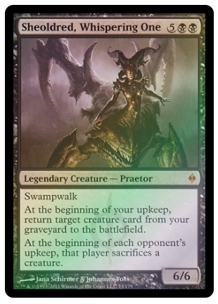 Sheoldred, Whispering One - New Phyrexia #073 FOIL